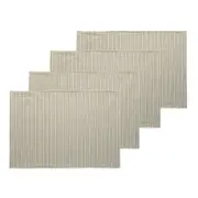 4pc Ecology Tonka Cotton Rectangular Placemats 38x53cm Dining Table Decor