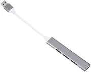 ETHZZLE 4 One Drag Four Splitter USB Adapter USB Hub Extension USB Splitter USB Hub for Laptop USB Data Hub Computer Adapters for Laptops USB Data Extension Hub USB 3.0 Hub Aluminum Alloy