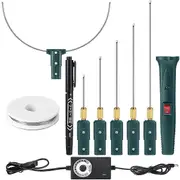 Hot Wire Foam Cutter Kit with Temperature Controller,100-240V/24W Electric Cutting for Art Craft EVA Foam Carving (US) As Shown