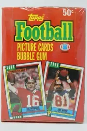 1990 Topps Football BBCE Sealed Wax Box 36 Packs Unopened Rookies & Stars