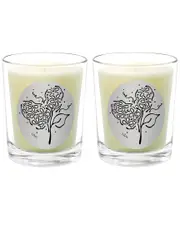 Qualitas Candles Lilac Two Scented Beeswax Candle Set