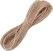 Uonlytech Natural Jute Twine Rope for Party Decorations and DIY Crafts Durable Lightweight and Wear Resistant Twine for Wrapping and Art Projects Up