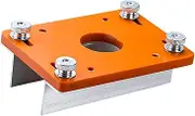 ＫＬＫＣＭＳ Wood Palm Router Base Router,Slotting Bracket, Lightweight Trimming Machine Slotted Plate, for Furniture Splicing Carpenters, 9.2x12.6cm