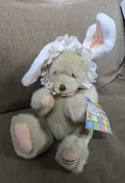 Cherished Teddies Bunny Love Bear Plush New 12" Jointed #823141 Easter