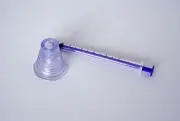 1ml Oral Syringe with Bottle Adapter (Pack of 50) Purple, Latex Free