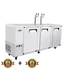 Keg Cooler 3 Door 850L Atosa Stainless Steel Fridge Refrigerate Beer Drinks