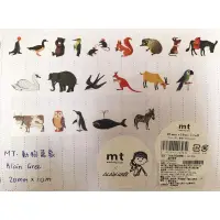 在飛比找蝦皮購物優惠-【紙膠帶分裝】mt 動物萬象 Alain Gree 手帳 裝