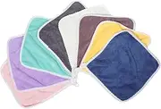 8pcs Flannel Face Towel Towels Hand Towel Bath Towel Towel Muslin Washcloths Washcloths Cartoon Dish Towel Washcloths Muslin Cloth Newborn Washcloths Coral Fleece Generic