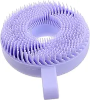 Healeved Facial Cleansing Brush Soft Bristles Makeup Remover Portable Skin Scrubber for