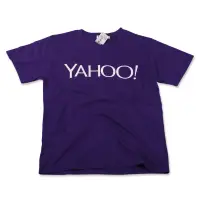 在飛比找Yahoo奇摩購物中心優惠-Yahoo LOGO中性短T。紫色(L)