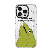 iPhone 16 Pro Clear Case MagSafe Compatible Mentally Sick but Physically Thicc!