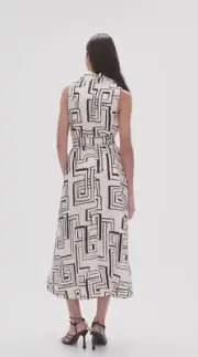 NEW aje amity cowl neck dress size 8 worn once for christening