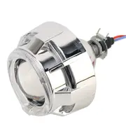 Iphcar M99 2 Pcs H1 2.5 Inch Double Light Bi-Xenon Projector Lens Headlight With Light Bulb For Right Driving