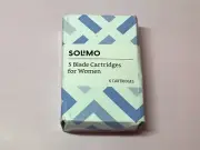 Solimo 5 blade Cartridges for women new box 6 cartridges in box❤️