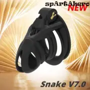 New Male Sissy Chastity Device Mamba Cage Double-Arc Cuff Ring Chastity Belt