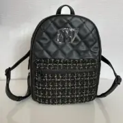 NWT Badgley Mischka Diamond -Quilted Nylon Backpack