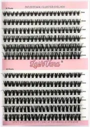 Lash Extension Kit, Clusters False Eyelash Extension Kit 280 Pieces, 30D & 40...