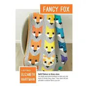 Fancy Fox Quilt Pattern in Three Sizes By Elizabeth Hartman Quilting Sewing