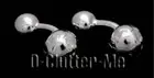 MENS CUFF LINKS SALVATORE ZANETTI ITALIAN HANDMADE SILVER PLATED WORLD GLOBE NEW