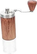 MUCKLILY Portable Manual Coffee Bean Grinder Wooden Design Beans Hand Grinding Machine for Kitchen Meeting Rooms Office Cafe Long-Lasting Usage