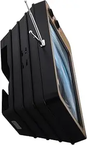 WOONEKY Phone Screen Magnifier Cell Phone Accessories Cell Phone Stand Phone Magnifier Screen Mobile Phone Screen Amplifier Cell Phone Magnifier Desk Phone Rack Golden Plastic