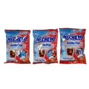 Morinaga Hi-Chew Soda Pop Candy Pack of 3 – Ramune & Cola Flavors – New