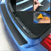 Car Rear Bumper Protector Sill Carbon Fiber Protector Bumper Protector Boot Trim (for: Porsche)
