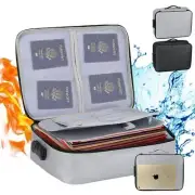 Fire Proof money Bag With Lock Fireproof Document Pouch Waterproof Safe Cash Bag
