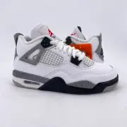 Air Jordan (GS) 4 Retro "WHITE CEMENT" 2025 - Size 7Y - ib4171 100 (1852-47)