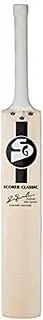 SG Scorer Classic Kashmir Willow Cricket Bat (Size: Size 6,Leather Ball)