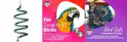 Super Bird Creations SB326 Colorful Cotton Bungee Rope Toy With Ringing...
