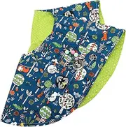 Happyyami Protector Shawl Multi Functional Scratch Clothing for Parrots Macaws Lovebirds Durable Thickened Pee Pad with Hanging Options