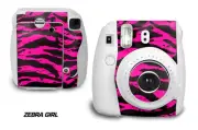 Custom Skin Sticker Wrap Decal For Fujifilm Instax Mini 8 Instant Camera ZEBRA