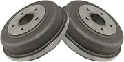 TRQ Rear Brake Drum LH RH Kit Pair Set of 2 for Ford Transit Connect