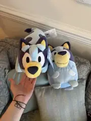 Bluey Pillow Pet Bluey Plush Stuffed Animal Fuzzy Pillow & Squishy Buddy