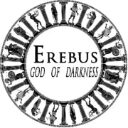 Erebus God of Darkness Greek Mythology - 100 Pack Circle Stickers 3 Inch