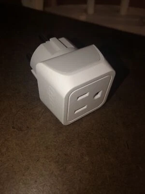 Ceptics Denmark Travel Adapter Plug with Dual Usa Input - Power - Type K