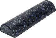 Hellery Half Round Foam Roller Neck Gym 18inch Length Muscle Roller Half Roller Foam