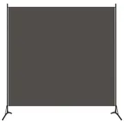 vidaXL 1-Panel Room Divider Anthracite Panel Privacy Private Screen Partition