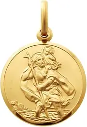 [Alexander Castle] Small 9ct Gold St Christopher