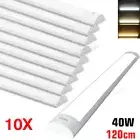 10x 120cm LED Slim Ceiling Batten Tube Light Dimmable Linear Fluro Fluorescent