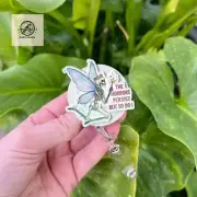 The Horrors Persist But So Do I Badge Reel, Funny Fairy Skeleton Badge Reel