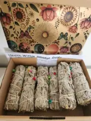 6 Premium Sustainable White Sage Smudge Sticks Australian Grown Extra LargeThick