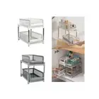 Pull Out Cabinet Organizer Toilet Shampoo Rack Seasoning Organizer
