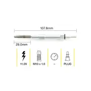 Tridon Glow Plug for Fiat Ritmo 198 1.9 D Multijet 4cyl 198AX B1A C1B 2008-2009