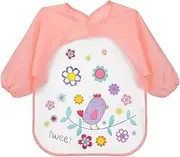 Long Sleeved Apron Childrens Aprons Child Cooking Apron Sleeve Painting Apron Kids Painting Apron Kids Apron for Children 1-3 Kids Art Smocks Art Apron Baby With Sleeves Overalls