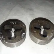 ACE 14-20 NS Carbon Steel Round Fractional Die MADE IN USA 2 PCS