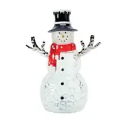 Facets 6013832 SNOWMAN Color Changing Acrylic LED Figurine, NEW by Enesco