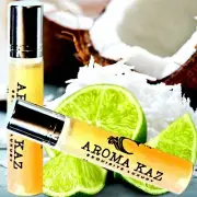 Coconut & Lime Perfume Roll-On Fragrance Oil Luxury Vegan/Cruelty-Free