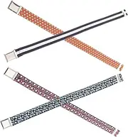 [SHERCHPRY] 4 Pack Elastic Boys and Girls Belts Boys Girls Stretchy Waist Belts No Buckle Belt for Toddlers Comfortable Stylish